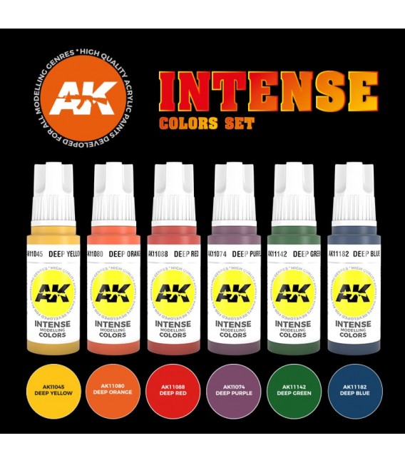 AK11612 Intense Colors set 6 u. 17 ml
