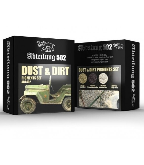 ABT402 Dust and Dirt Pigment Set 4 u. 20 ml.
