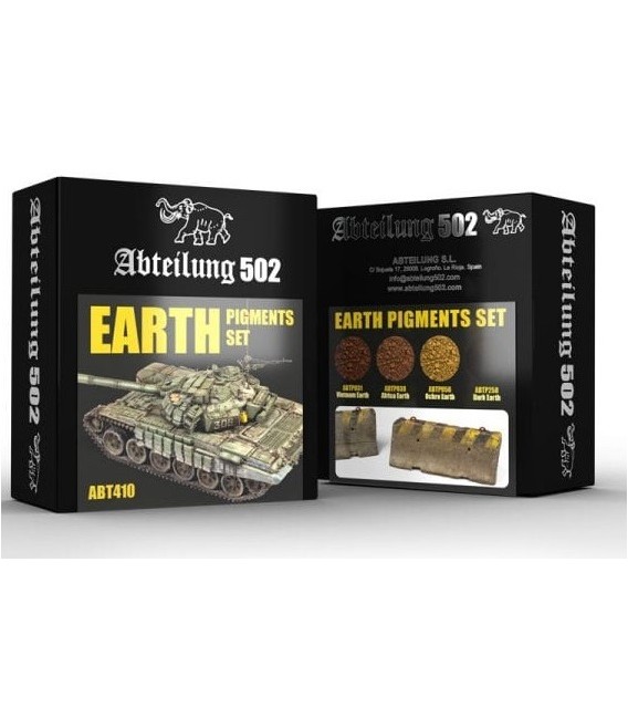 ABT410 Earth Pigments Set 4 u. 20 ml.