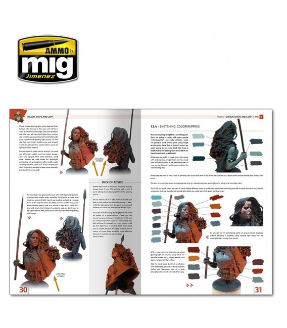 Livre en Français. "Encyclopedie des Figurines. Vol. 1 - Couleur, Forme et Lumiere"