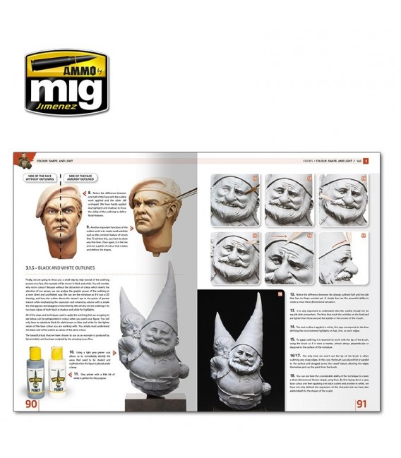 Livre en Français. "Encyclopedie des Figurines. Vol. 1 - Couleur, Forme et Lumiere"