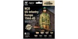 Set Vallejo Model Color 8 u. (17 ml.) NCO US Infantry Europe 1944-45