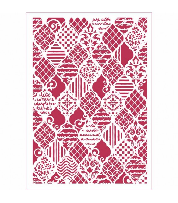 Plantilles - Stencils 21x29,7 Vintage Design Tiles KSG436
