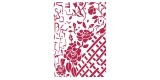 Plantillas - Stencils 21x29,7 Fence with Roses KSG440