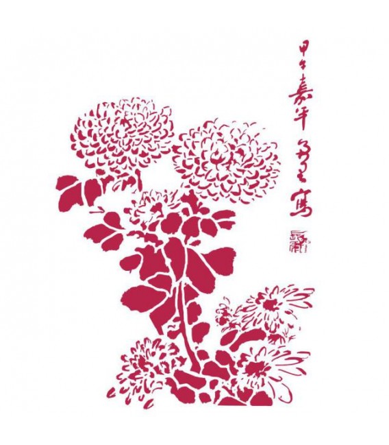 Plantillas - Stencils 21x29,7 Flower KSG447