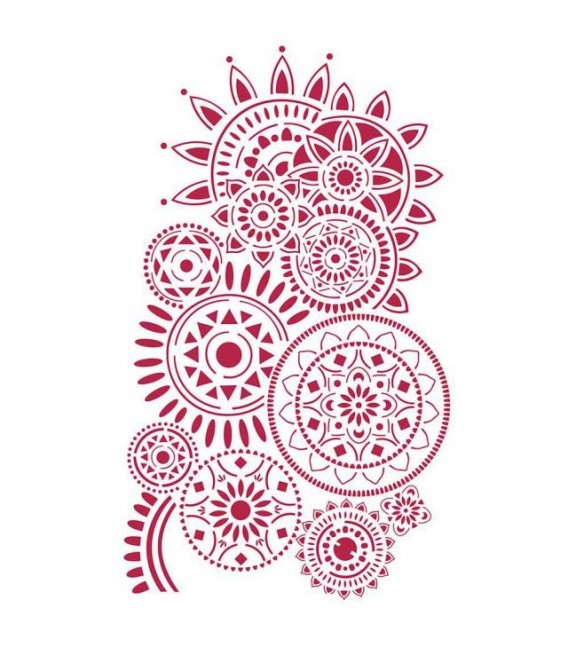 Plantilles - Stencils 21x29,7 Mandala KSG448