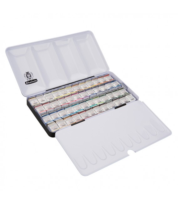 Caja metalica acuarela Schmincke Horadam 48 pastillas