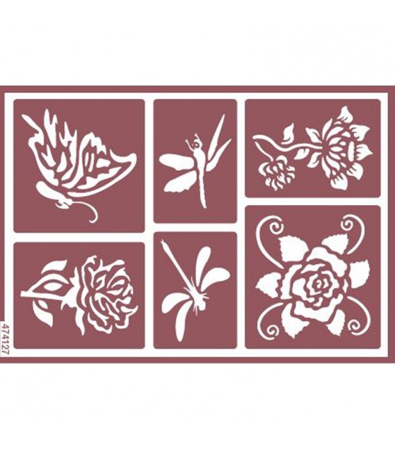 474127 Flex Stencils flexiveis 15 x 21