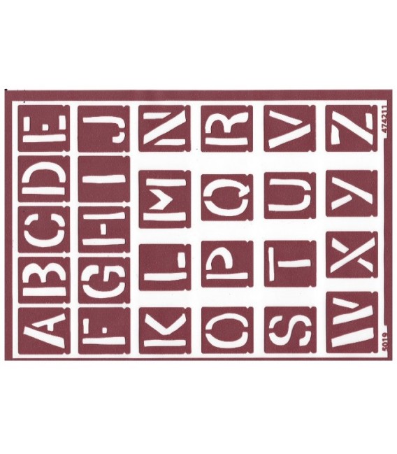 474211 Flex Stencils flexibles 15 x 21