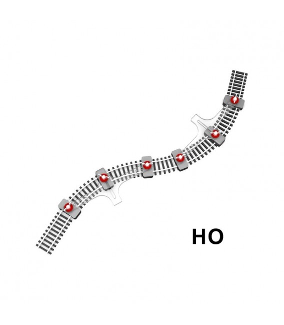 HO/OO Flexible Track Holder Proses FT-HO-01