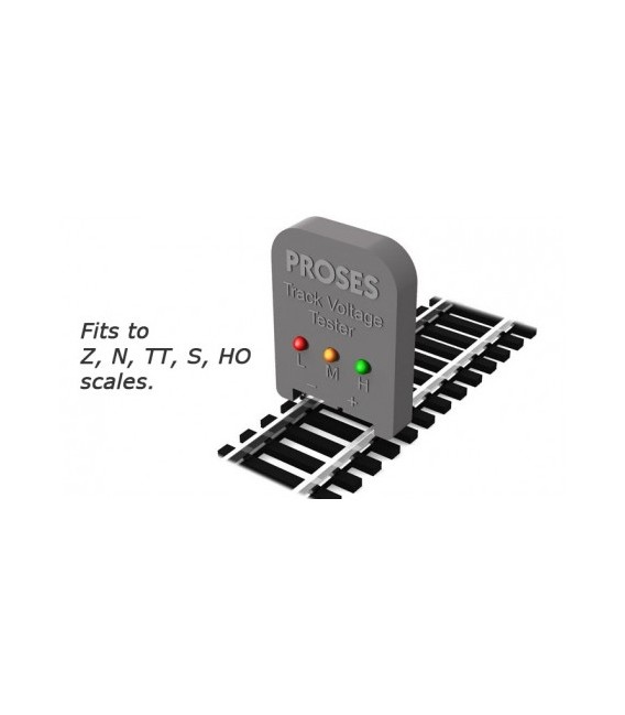 Testeur de voltage de piste (N, HO, OO, S, TT) Proses VT-001
