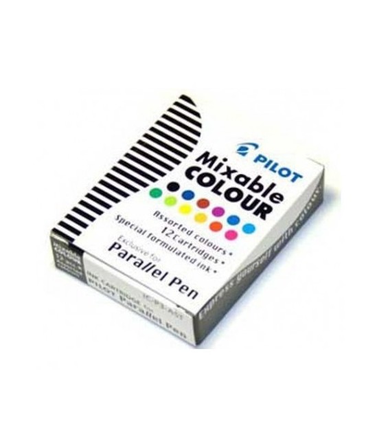 Pack 12 cartuchos surtidos Pilot Parallel Pen