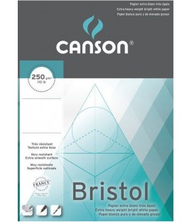 Bloc Canson Paper Bristol 20s 250g A4 21x29,7 cm