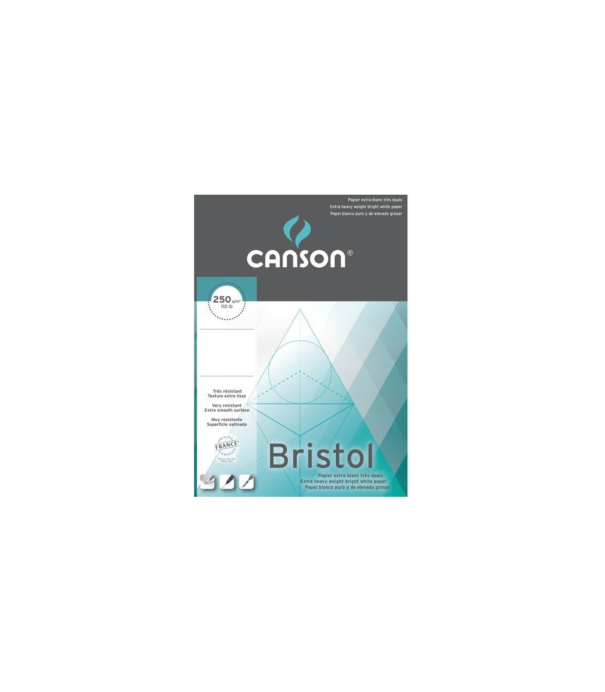 Bloc Illustration Manga Canson A3 250g/m² 29,7x42 Cm - Papier Idéal Pour Dessin Et Manga