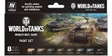 Set Vallejo Model Color 8 u. (17 ml.) World of Tanks