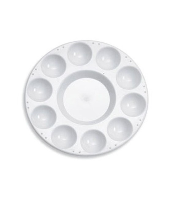 Mixing palette with 10 reservoirs