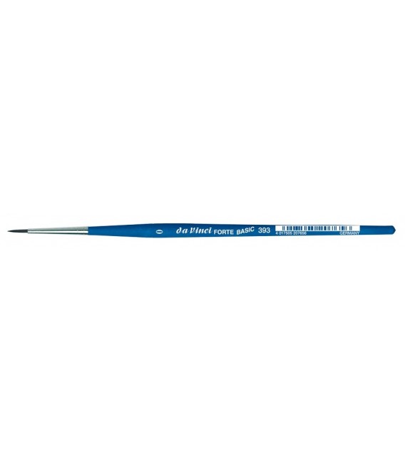 n. 0 Pennello sintetico tondo serie 393 Da Vinci Forte Basic