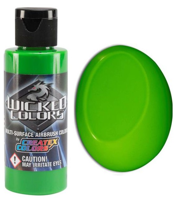 color per aerografia wicked w016 apple green 60 ml