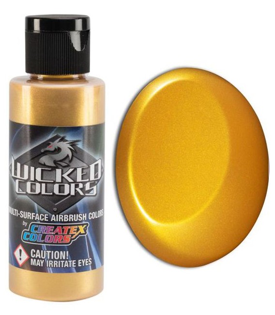 Pintura aerografía W350 Metallic Gold Wicked (60 ml.)