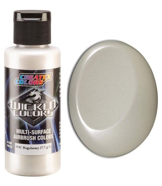 Pintura aerografía W361 Metallic White Coarse Wicked (60 ml.)