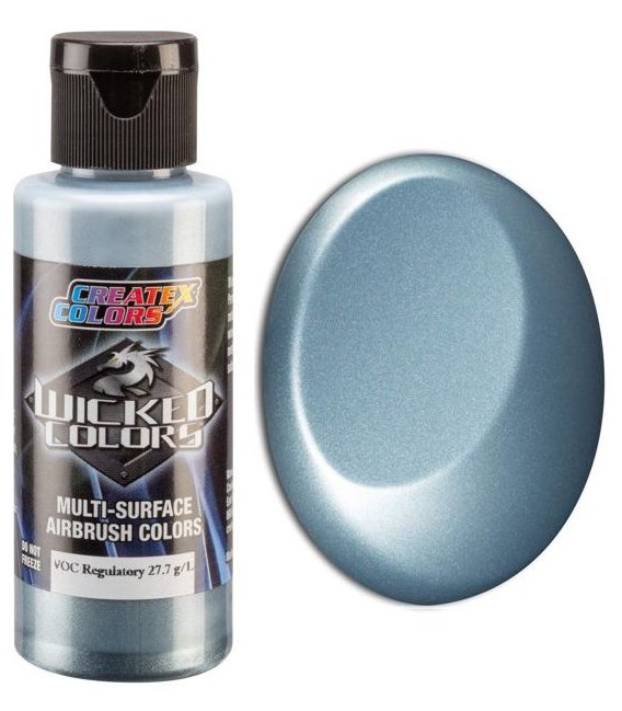 Pittura ad aerografo W364 Metallic Blue Silver Wicked (60 ml.)