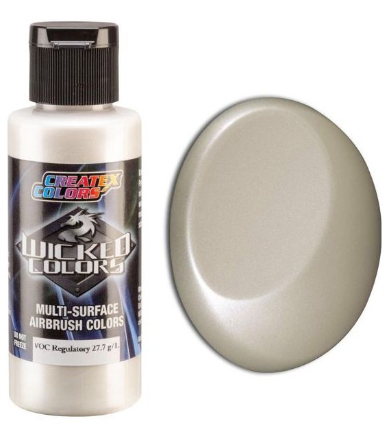 Pintura aerografía W360 Metallic White Fine Wicked (60 ml.)