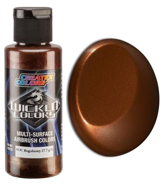 Pittura ad aerografo W370 Metallic Light Brown Wicked (60 ml.)
