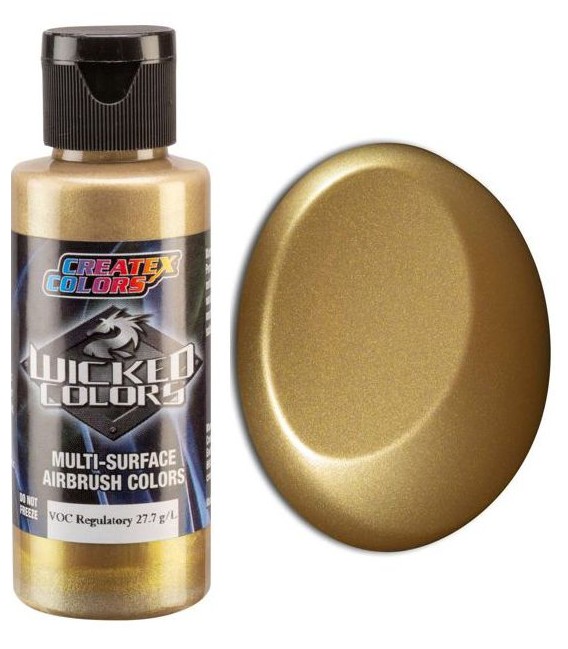 Pittura ad aerografo W373 Metallic Actress Gold Wicked (60 ml.)