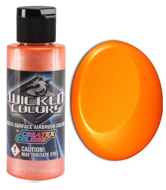 Peinture à l'aérographe W306 Orange Wicked Pearlized (60 ml.)