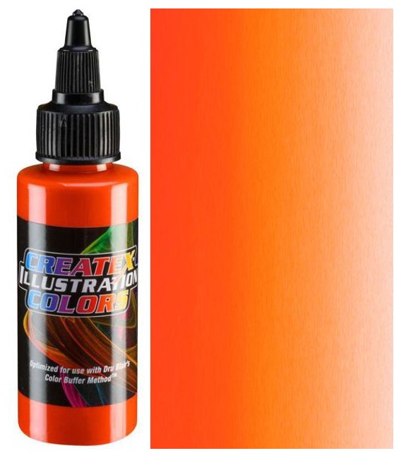 Pittura aerografo 5054 Orange Illustration Createx (60 ml.)