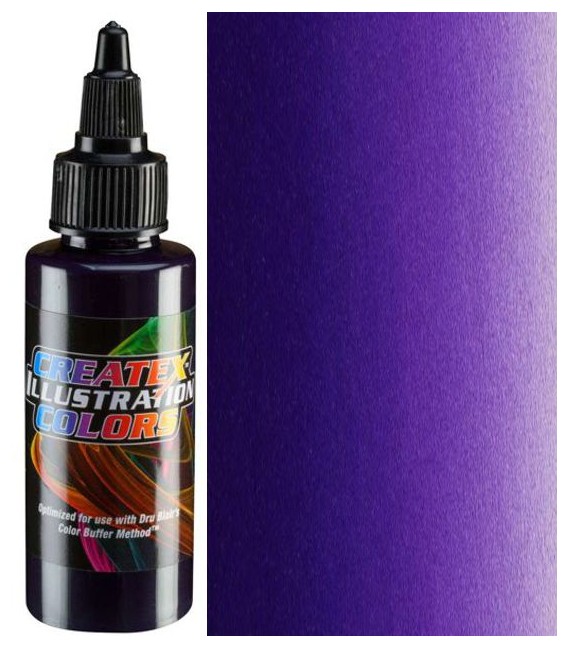 Pintura de aerografia 5055 Violet Illustration Createx (60 ml.)