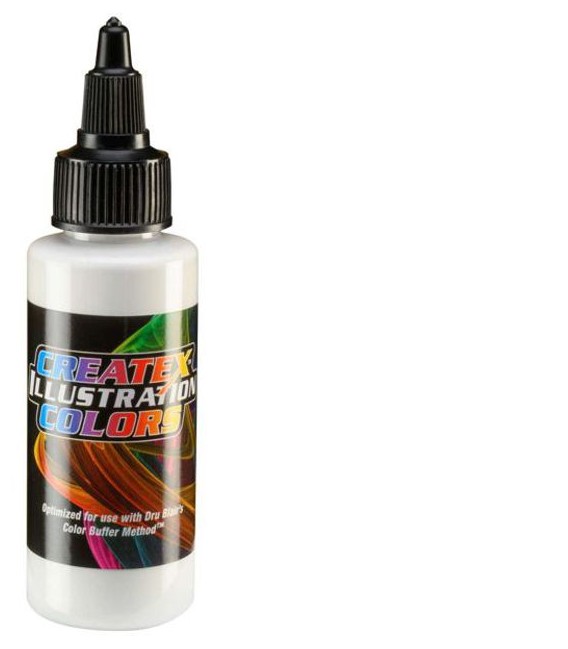 Pintura d'aerografía 5068 Opaque White Illustration Createx (60 ml.)