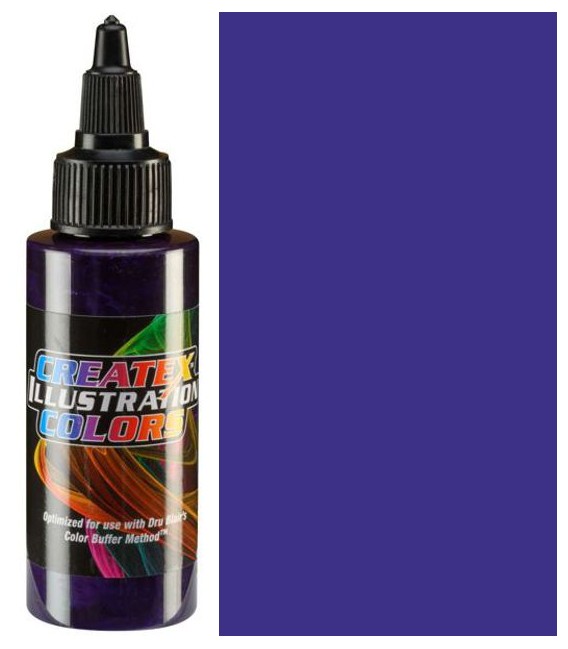 Pintura aerógrafo 5076 Opaque Purple Illustration Createx (60 ml.)
