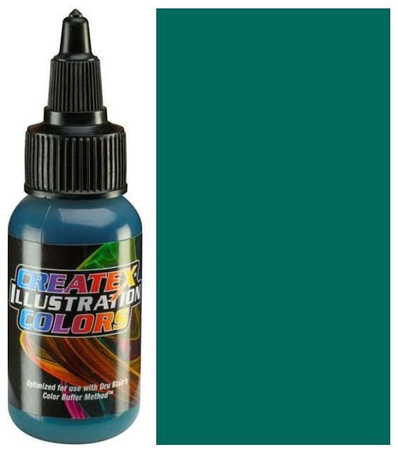 Pintura aerógrafo 5077 Opaque Green Illustration Createx (30 ml.)
