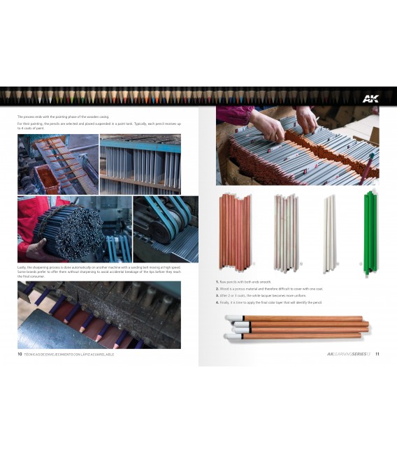 AK523 AK Learning 13: Tecnicas de Envejecimiento con Lapiz Acuarelable  - Castellano