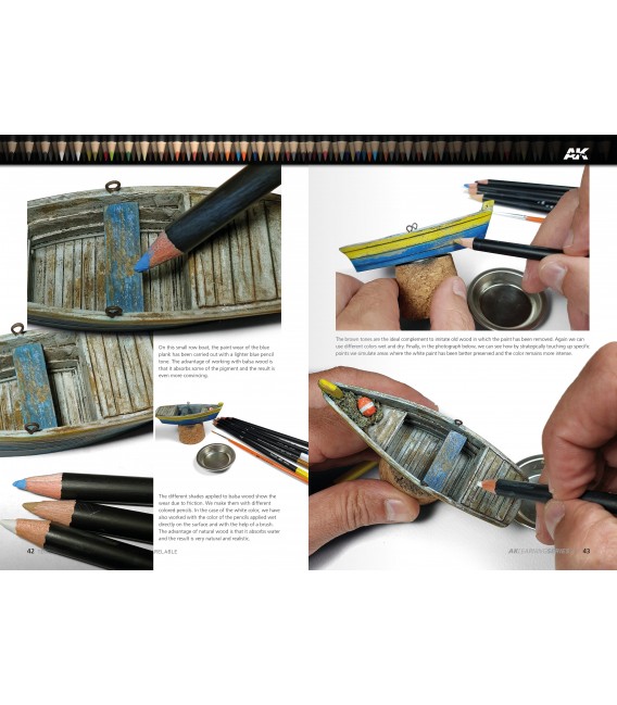 AK523 AK Learning 13: Tecnicas de Envejecimiento con Lapiz Acuarelable  - Castellano
