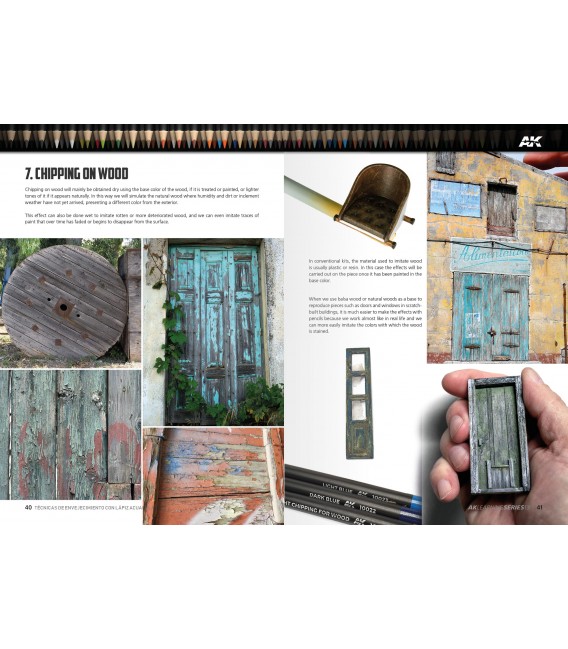 AK523 AK Learning 13: Tecnicas de Envejecimiento con Lapiz Acuarelable  - Castellano