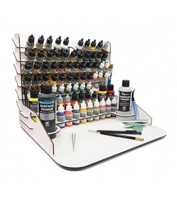 26012 Station de travail Vallejo 40 x 30 cm avec rangement vertical