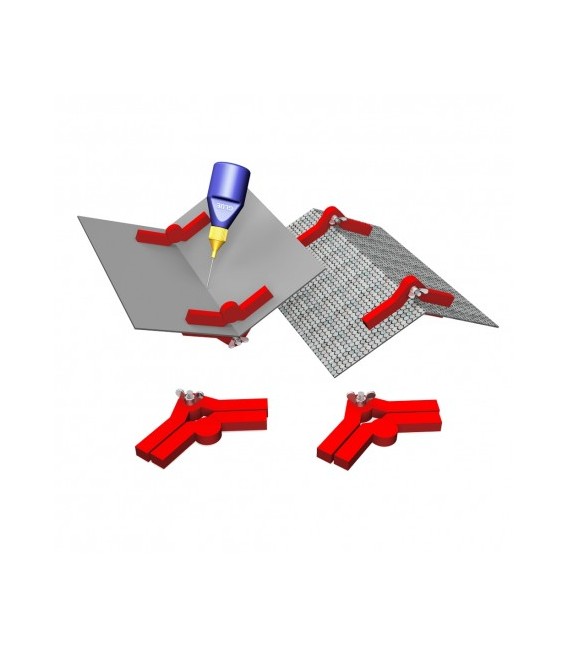 Set supports Multi Angle 'Hold & Glue' (2 pcs) Proses PR-SS-04