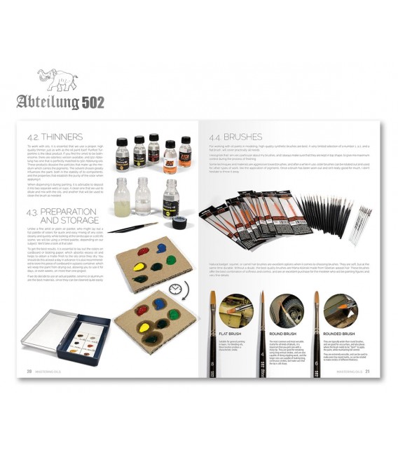 ABT602 Mastering Oils 1, Oil Painting Techniques on AFVs - English