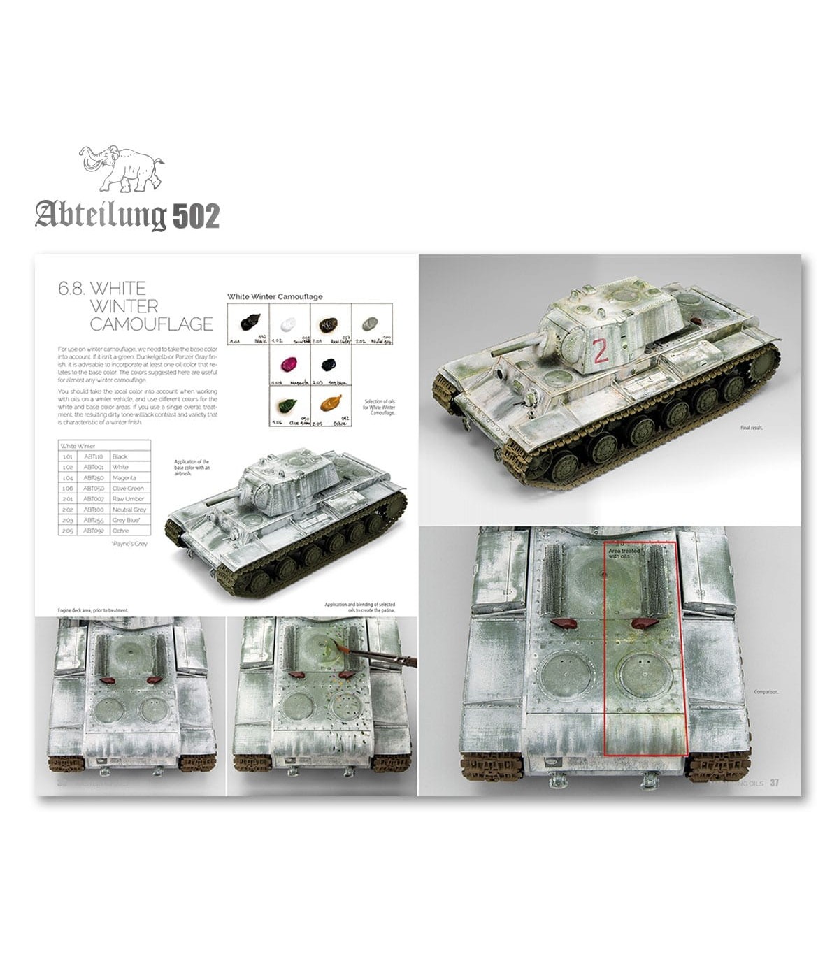 ABT602 Mastering Oils 1, Oil Painting Techniques on AFVs - English