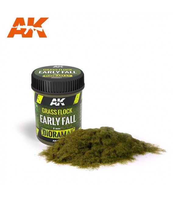 AK8221 Grass Flock 2mm Early Fall 250 ml.