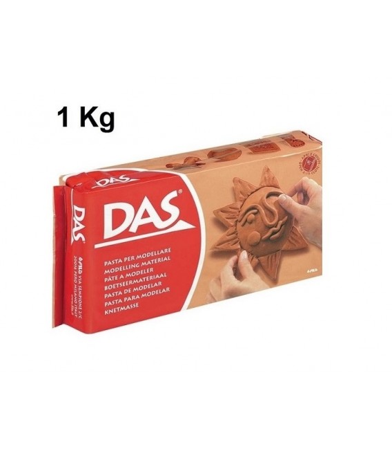 Modelling material DAS Terracotta 1 Kg.