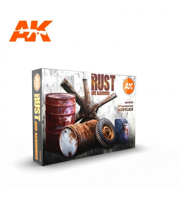 AK11605 Rust And Abandoned Set 6 u. 17 ml