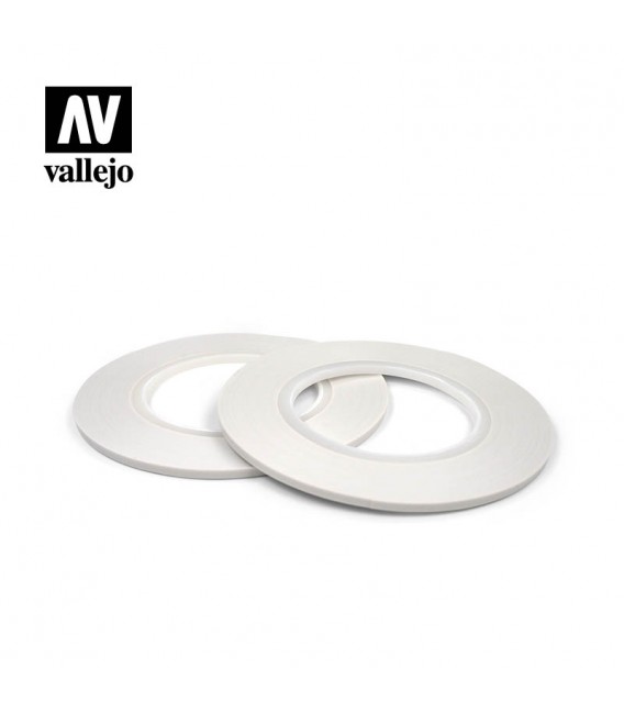 Cinta Emmascarar Flexible Vallejo T07007 1mm x 18 m.