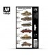 Set Vallejo Model Air 8 u. (17 ml.) Italian WWII Regio Esercito Camo Colors