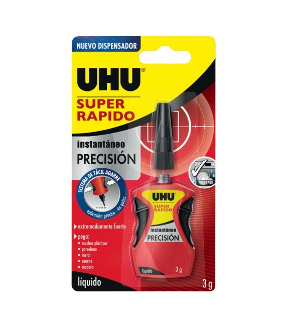 Adhesiu per modelisme Super Rapid UHU Precision 3 gr.