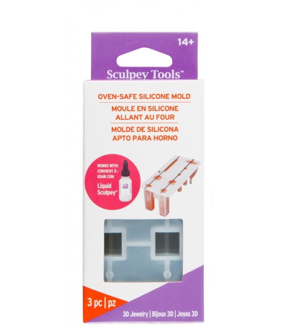 APM64 Motlle de silicona apte per a forn Sculpey.