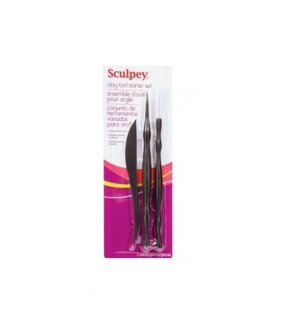 ASCTV01 Clay tool starter Sculpey