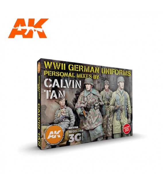 AK11759 WWII German Uniforms set 18 u. 17 ml - Calvin Tan